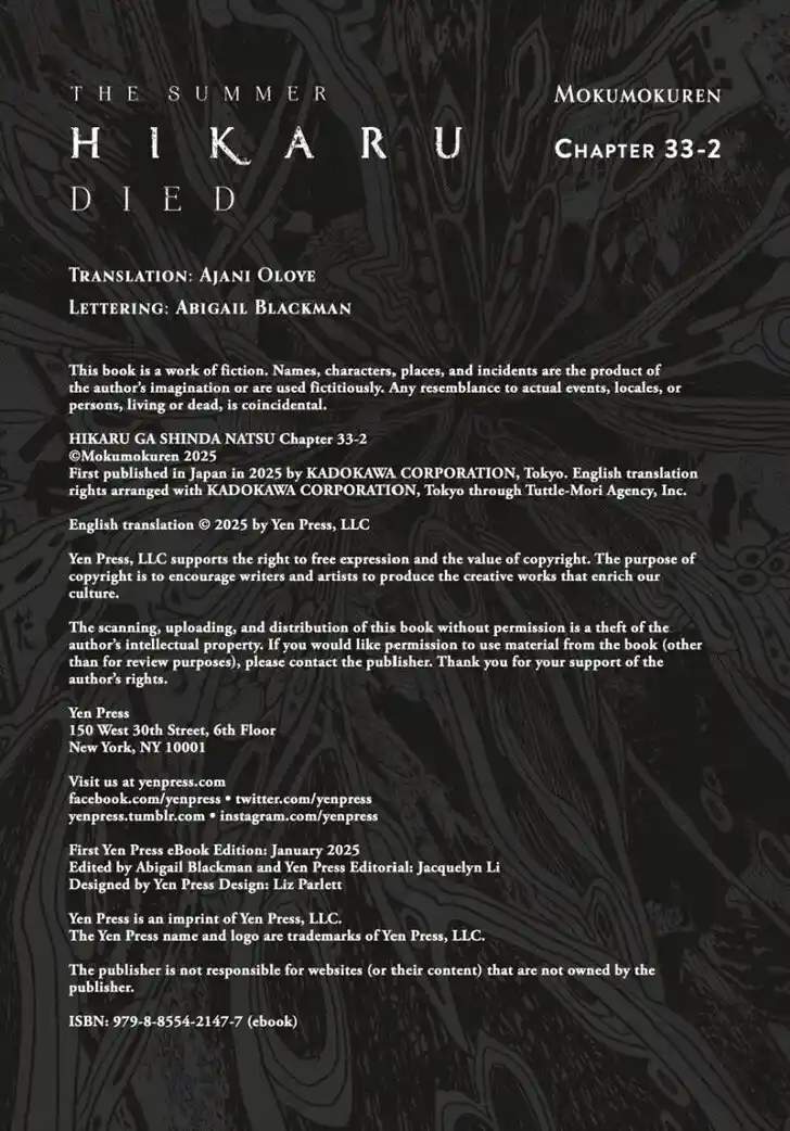 Read The Summer Hikaru Died Manga Online