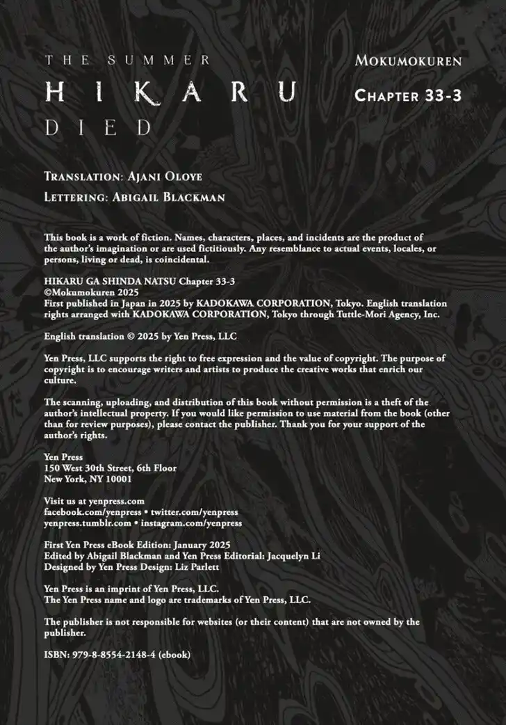 Read The Summer Hikaru Died Manga Online