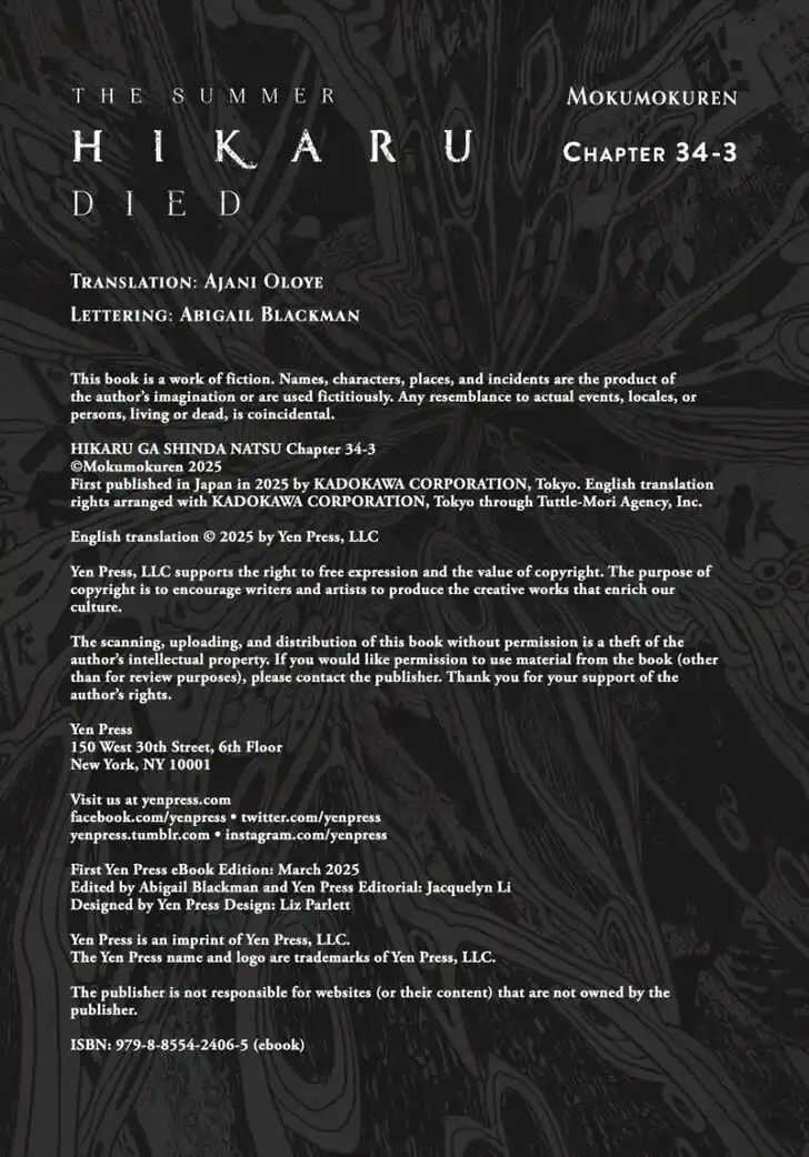 Read The Summer Hikaru Died Manga Online