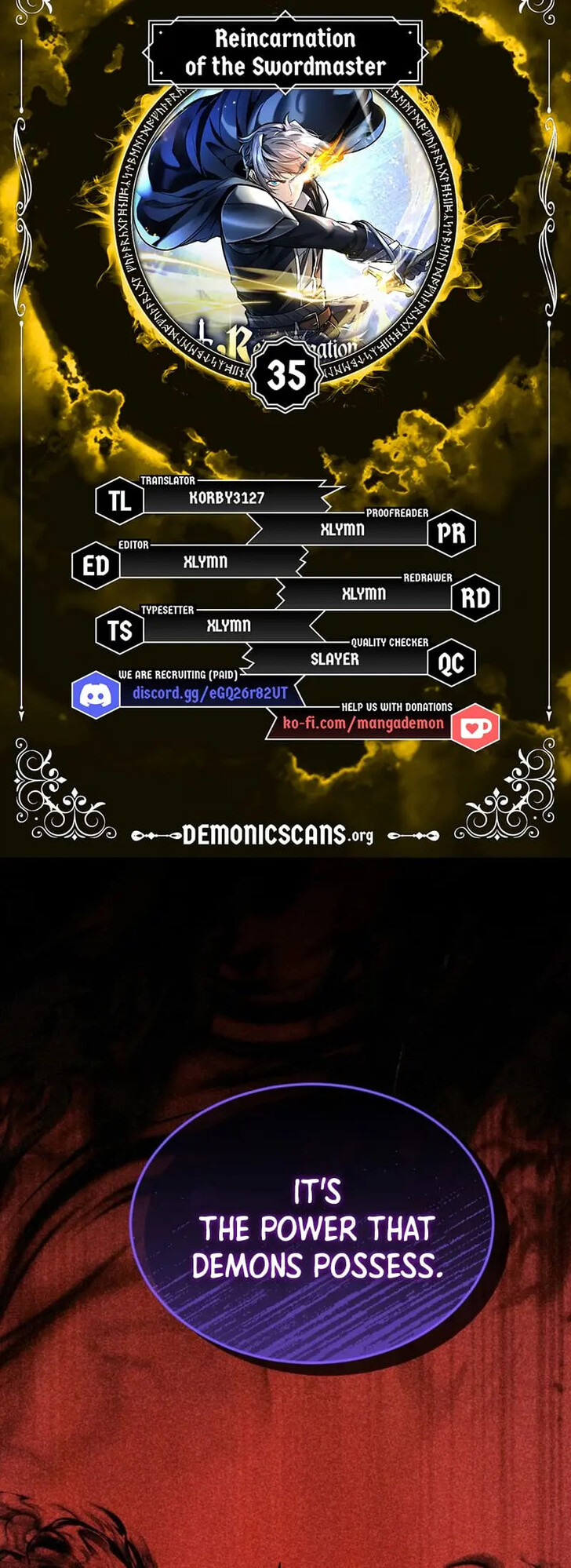 Read The Swordmaster's Reincarnation Manga Online