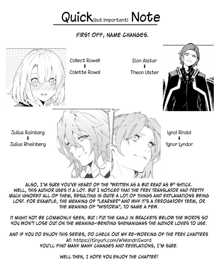 Read Tsue to Tsurugi no Wistoria Manga Online