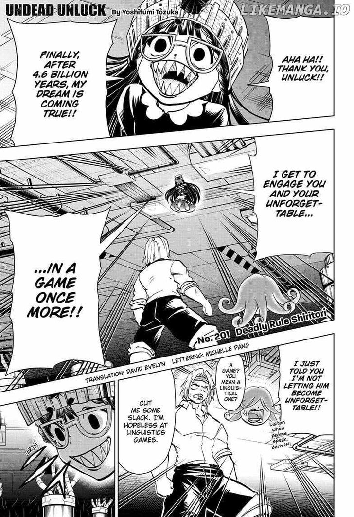 Read Undead Unluck Manga Online