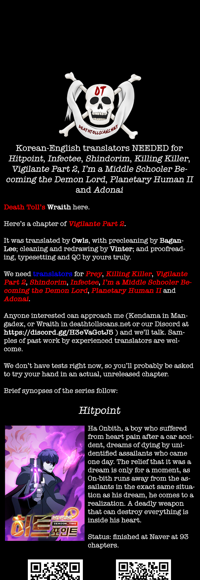 Read Vigilante Part 2 Manga Online