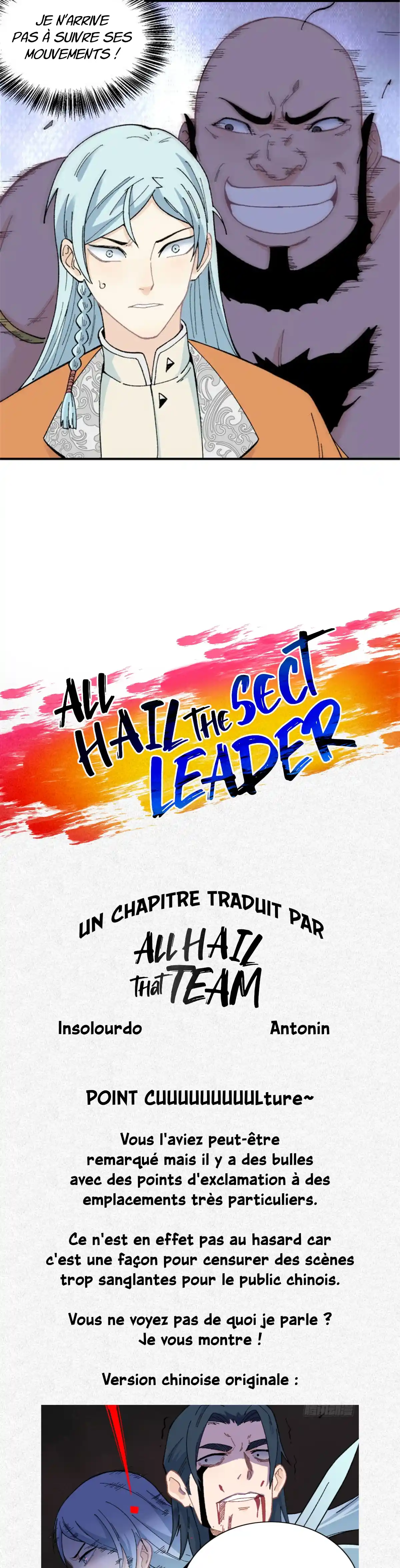 Read All Hail the Sect Leader (fr) Manga Online