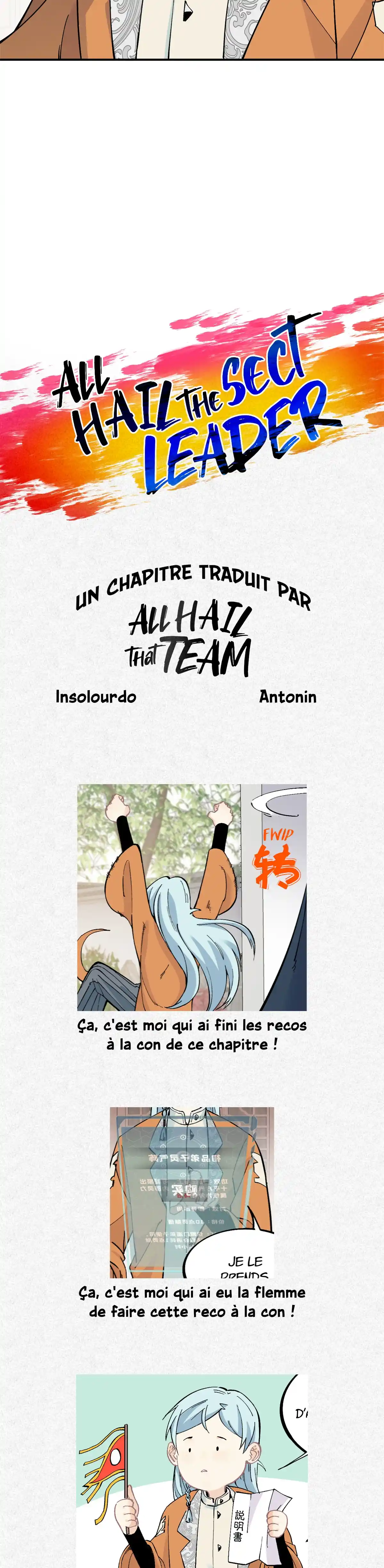 Read All Hail the Sect Leader (fr) Manga Online