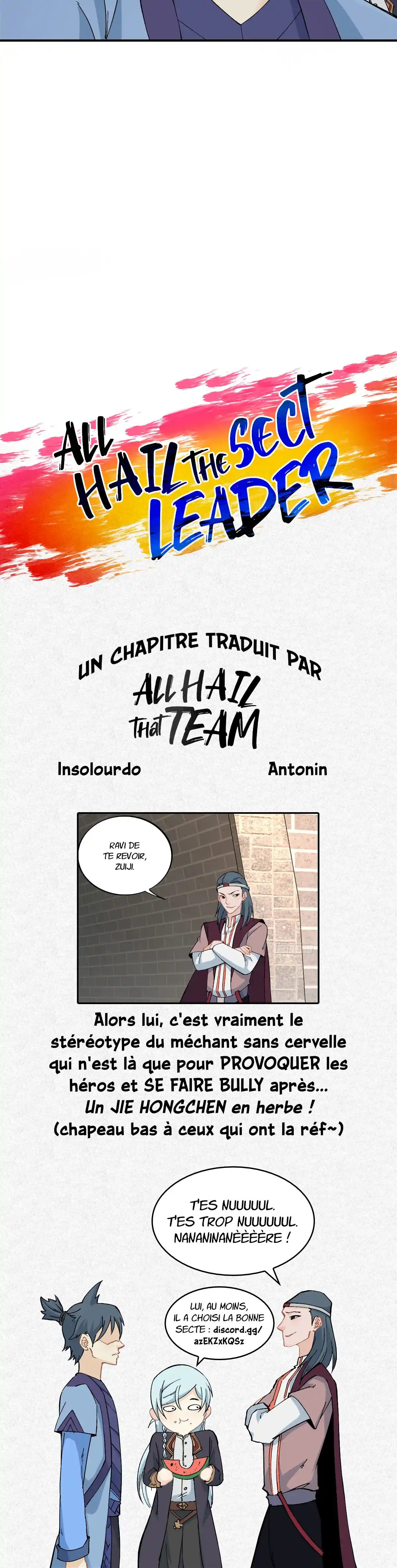 Read All Hail the Sect Leader (fr) Manga Online