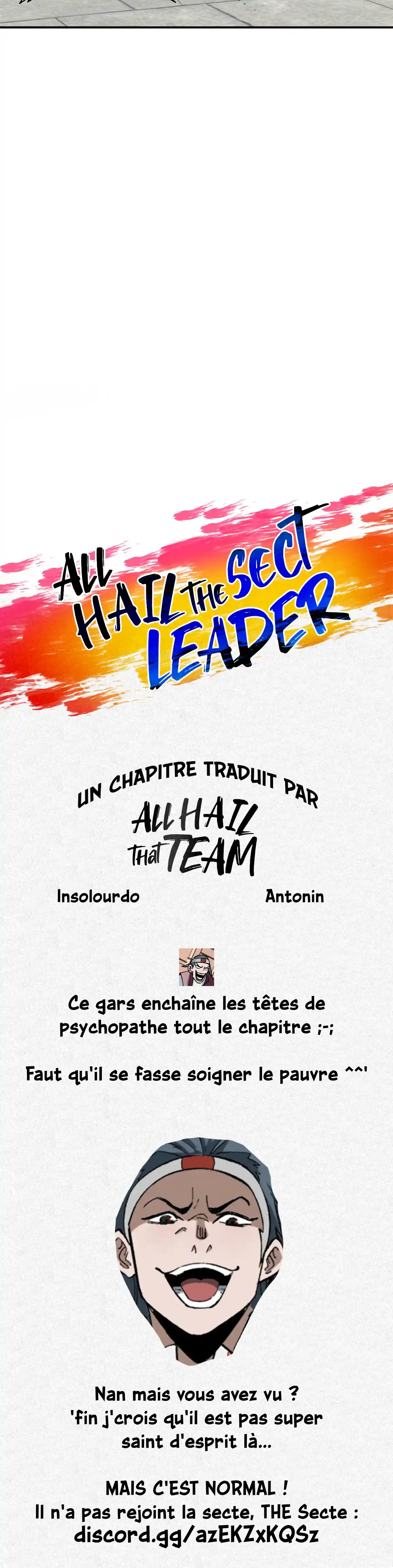 Read All Hail the Sect Leader (fr) Manga Online