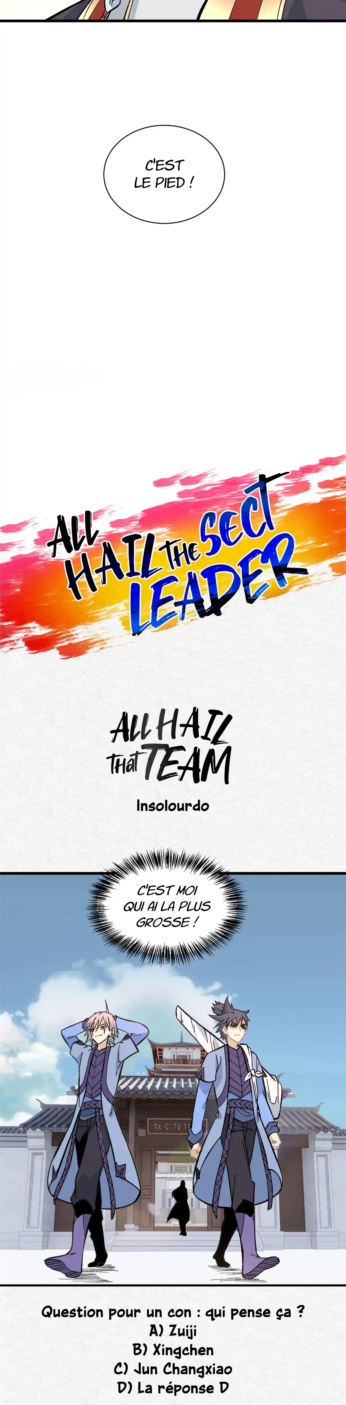 Read All Hail the Sect Leader (fr) Manga Online