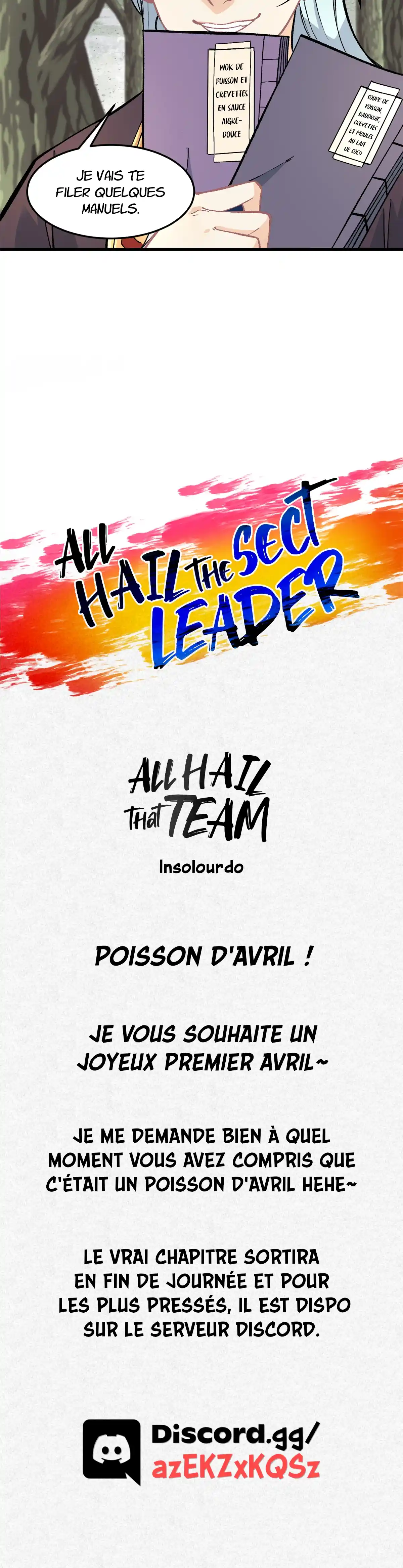 Read All Hail the Sect Leader (fr) Manga Online
