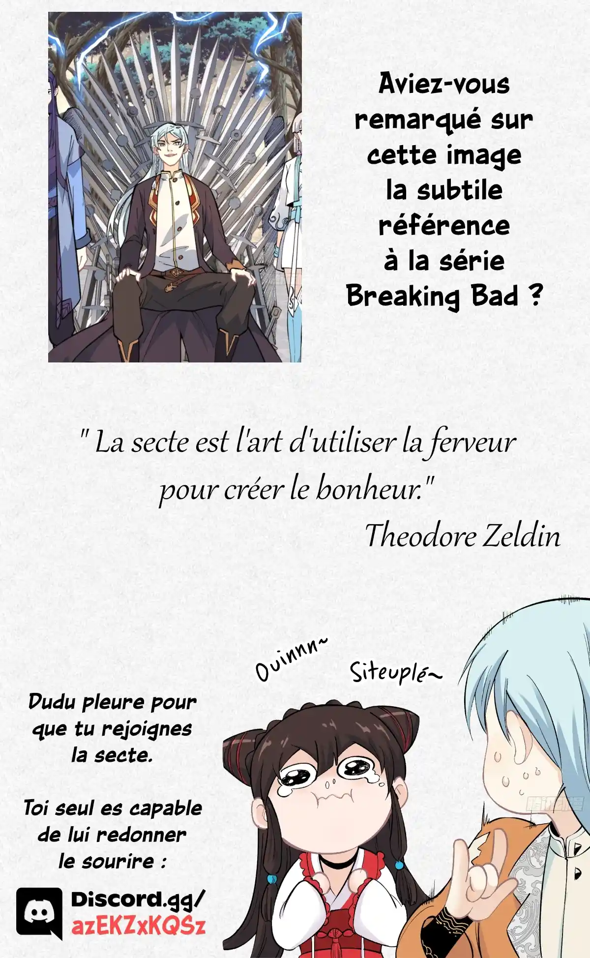 Read All Hail the Sect Leader (fr) Manga Online