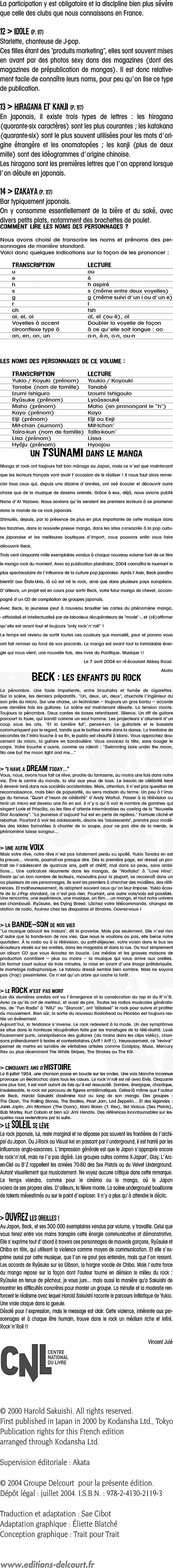 Read Beck (fr) Manga Online