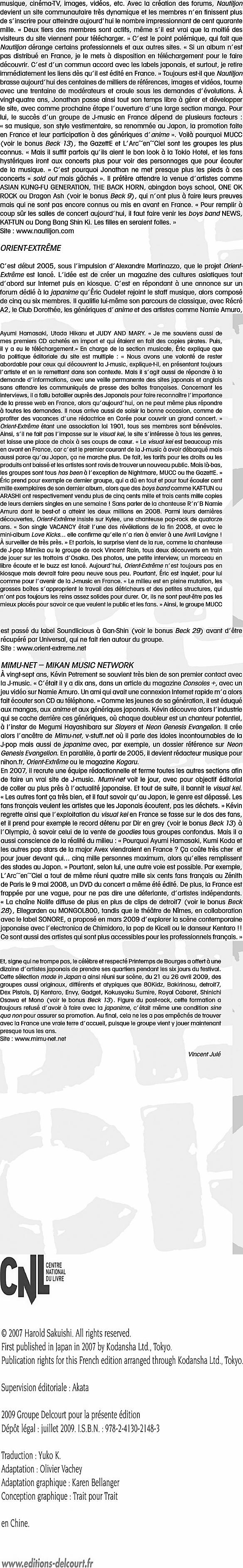 Read Beck (fr) Manga Online