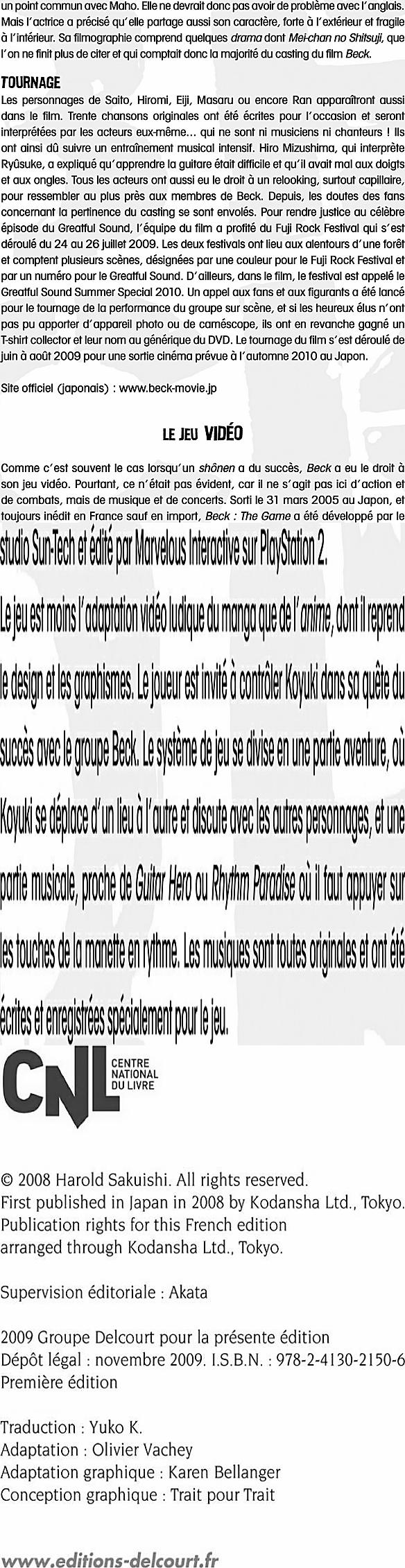 Read Beck (fr) Manga Online