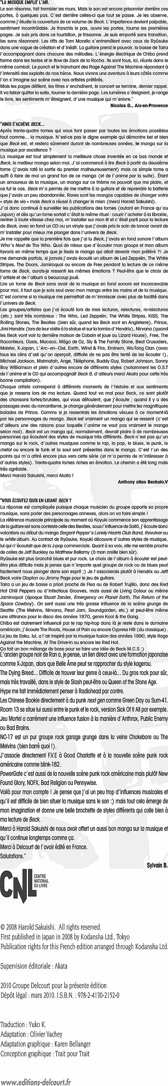 Read Beck (fr) Manga Online