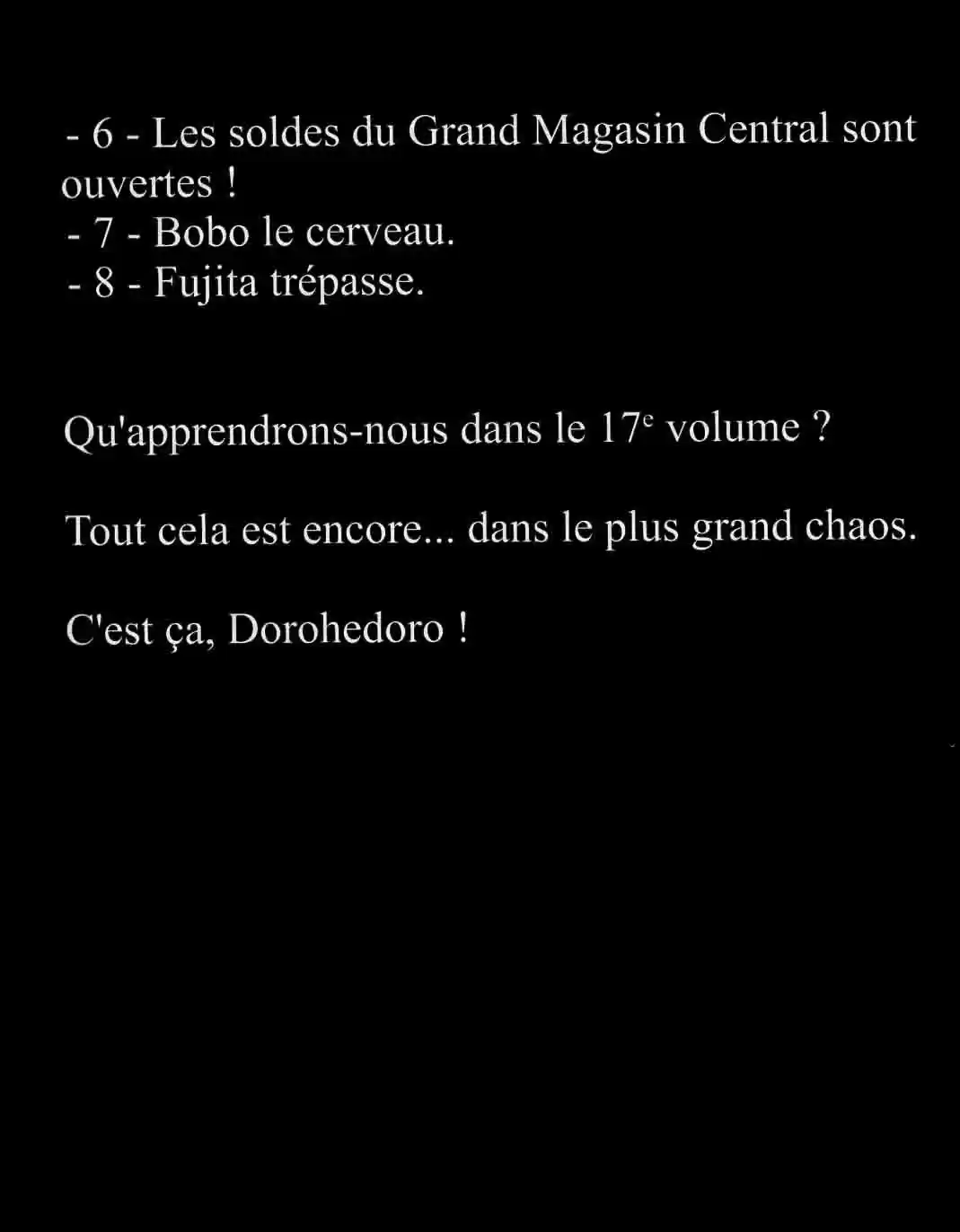 Read Dorohedoro FR Manga Online