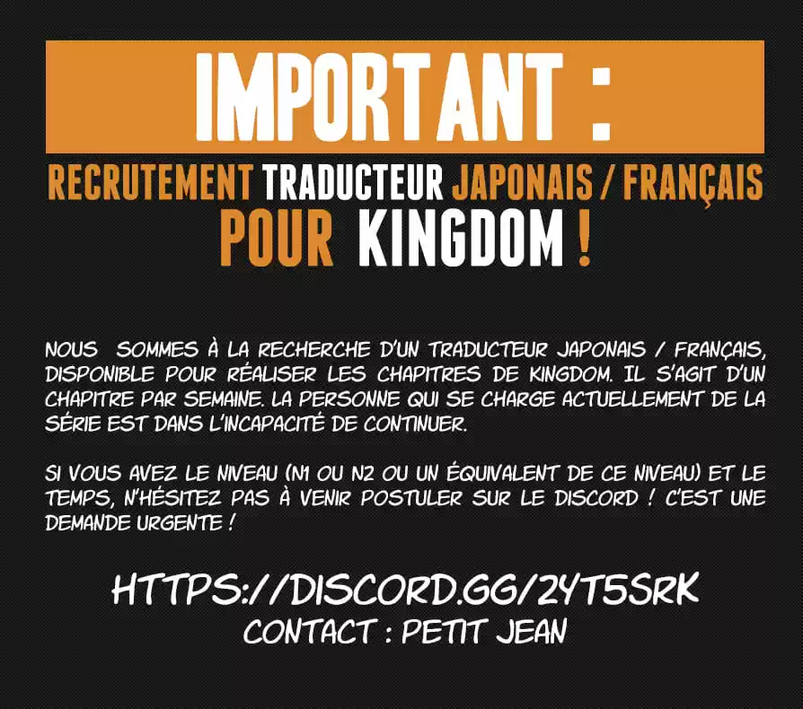 Read Kingdom FR Manga Online