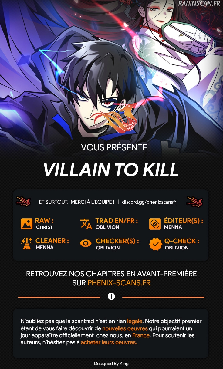 Read Villain to Kill FR Manga Online